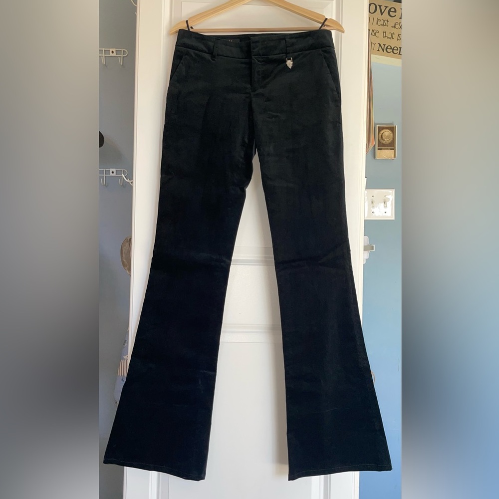Gucci Dark Green Velvet Trousers Size 4
